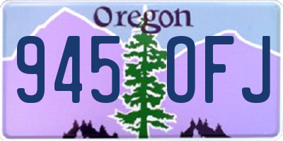 OR license plate 945OFJ