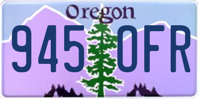OR license plate 945OFR