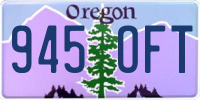 OR license plate 945OFT