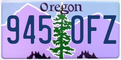 OR license plate 945OFZ