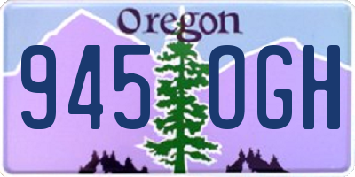 OR license plate 945OGH
