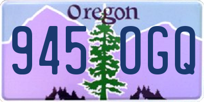 OR license plate 945OGQ