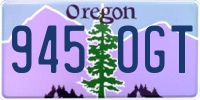 OR license plate 945OGT
