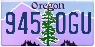 OR license plate 945OGU
