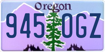 OR license plate 945OGZ