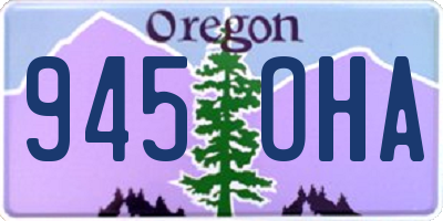 OR license plate 945OHA