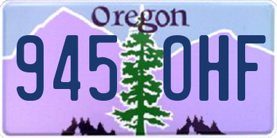 OR license plate 945OHF