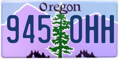 OR license plate 945OHH