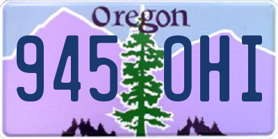 OR license plate 945OHI