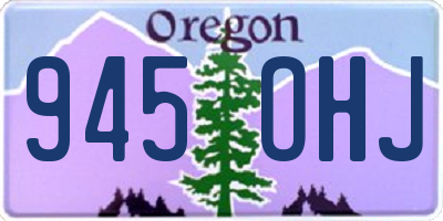 OR license plate 945OHJ