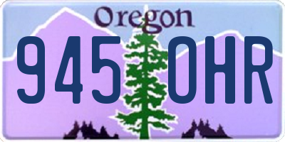 OR license plate 945OHR