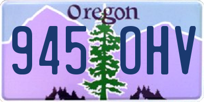 OR license plate 945OHV