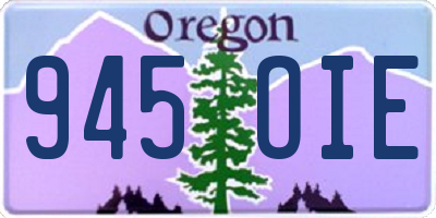 OR license plate 945OIE