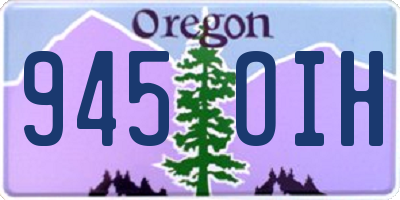 OR license plate 945OIH