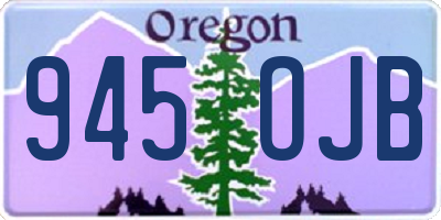 OR license plate 945OJB