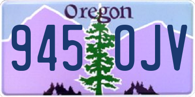OR license plate 945OJV