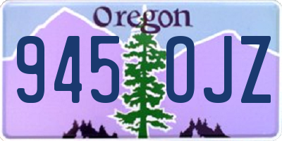 OR license plate 945OJZ
