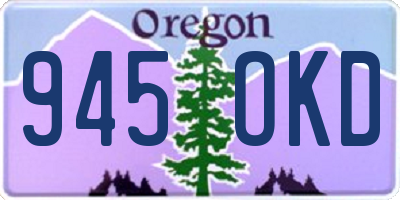 OR license plate 945OKD