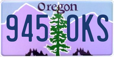 OR license plate 945OKS