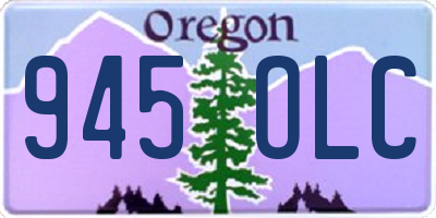 OR license plate 945OLC