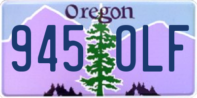 OR license plate 945OLF