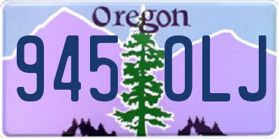 OR license plate 945OLJ