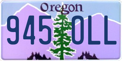OR license plate 945OLL
