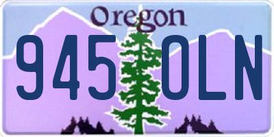 OR license plate 945OLN