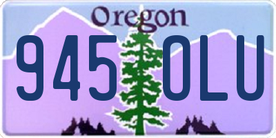 OR license plate 945OLU