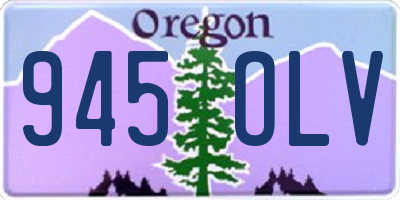 OR license plate 945OLV