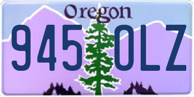 OR license plate 945OLZ