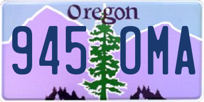 OR license plate 945OMA