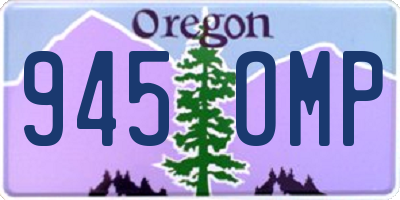 OR license plate 945OMP