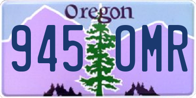 OR license plate 945OMR