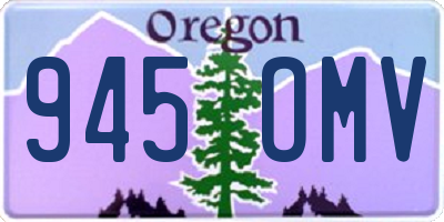 OR license plate 945OMV