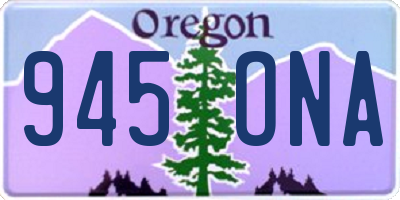 OR license plate 945ONA