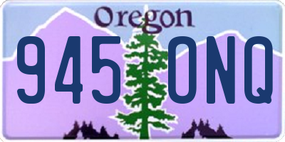 OR license plate 945ONQ