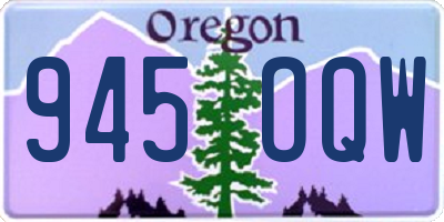 OR license plate 945OQW