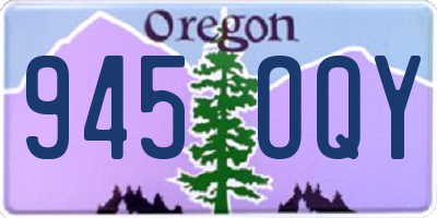 OR license plate 945OQY