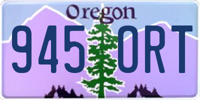 OR license plate 945ORT