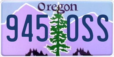 OR license plate 945OSS
