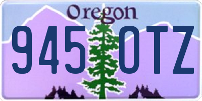 OR license plate 945OTZ