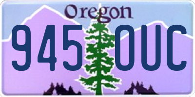 OR license plate 945OUC