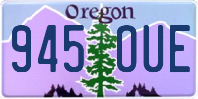 OR license plate 945OUE