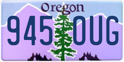 OR license plate 945OUG