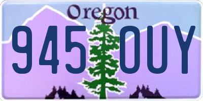OR license plate 945OUY