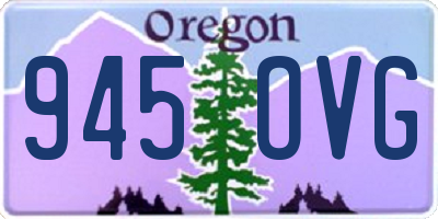 OR license plate 945OVG