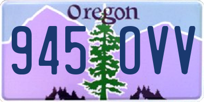 OR license plate 945OVV
