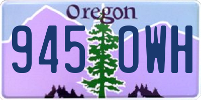 OR license plate 945OWH
