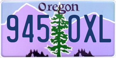 OR license plate 945OXL
